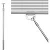 Cordless Blind Extension Pole 13"-24" Adjustable Draw Rod & Window Opener Stick for Roller Shades, Zebra Blinds - Multi-Purpose as Curtain Pull Rod
