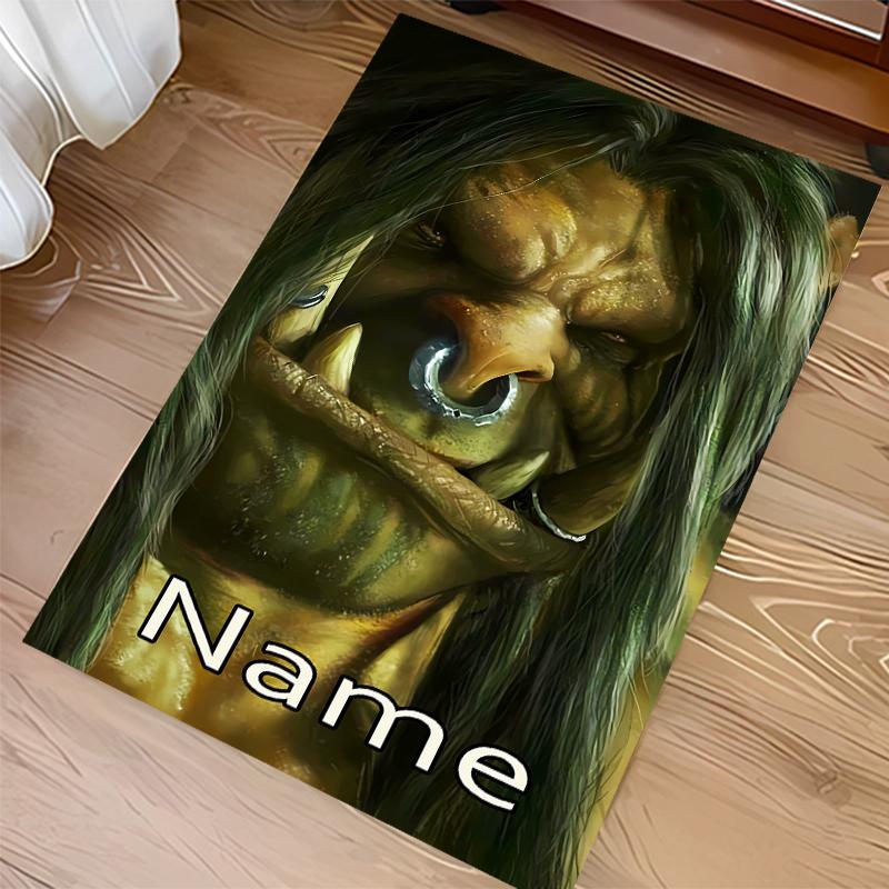 Custom personalization World of Warcraft Print Area Rug - Soft, Washable Non-Slip Indoor Mat,Living Room,Home&Office Decorative Rug
