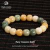 Jinde Jewelry Многосокровищный браслет из бусин корня бодхи, высокополированный, трехцветный, мала