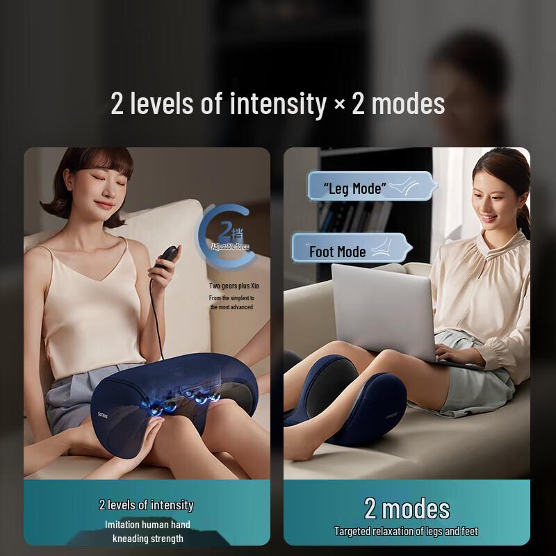 Philips 3D Leg and Foot Massager with Heat Therapy CN plug (adapter included)