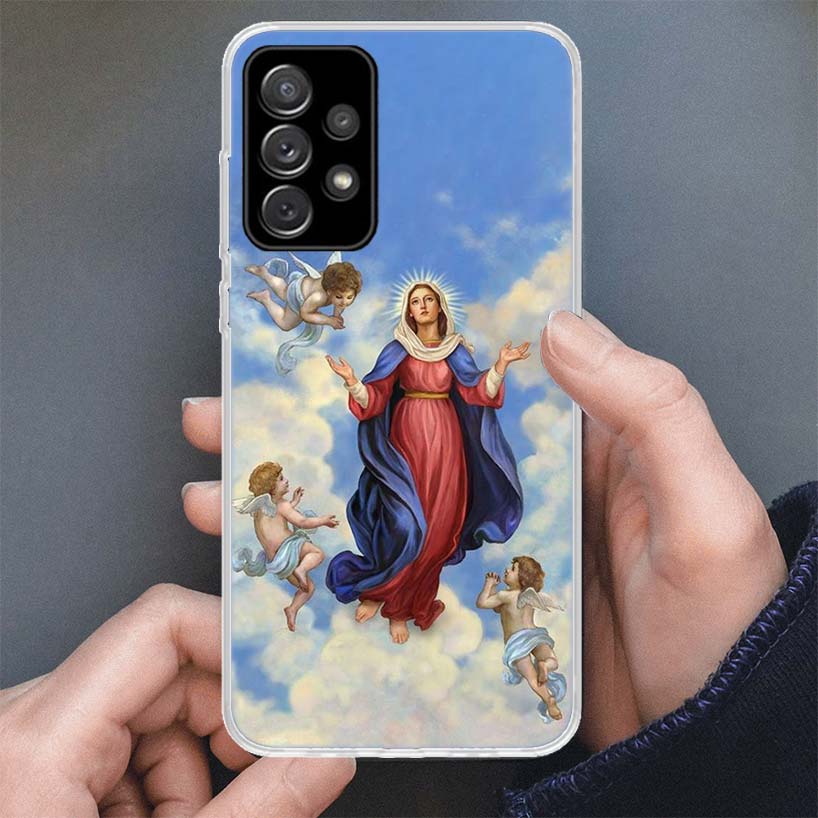 Чехол для телефона 'Дева Гваделупская' Дева Мария Для Samsung Galaxy A16 A56 A15 A55 A14 A54 A13 A53 A36 A35 A34 A33 A26 A25 A24 A23 A0