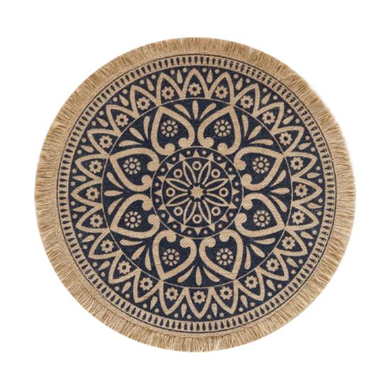 Подставки из ротанга, теплоизоляционные коврики ручной работы из хлопка и льна, обеденный стол, нескользящая подставка для столовых приборов для кухни