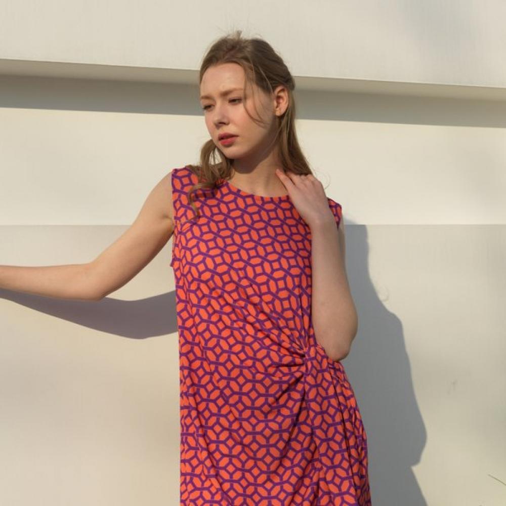 Lipbbam Creora Nelly Jersey Tie Sleeve Dress Ldm55pz01