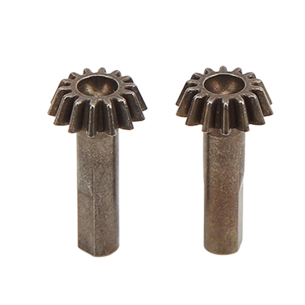 2Pcs RC Car Bevel Gear Metal Iron Heavy Duty Gears Set for WLtoys 110 104001 RC Car Crawler
