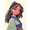 Disney Pearl Painting Mulan 5D DIY Pearl Picture Crafts for Adults/Beginners Gift Ideas Home Decor