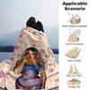 Starry Night Sparkle Blanket Soft Throw Blanket For Home Bedroom Bed Sofa Travel Office Solid Christmas Blanket