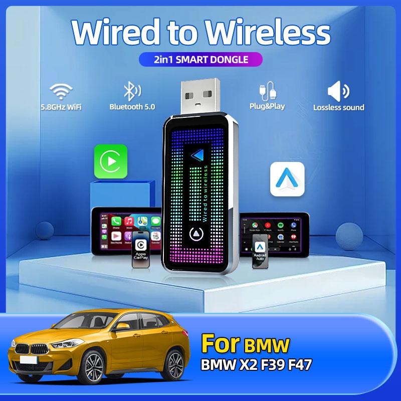 2-в-1 Беспроводной CarPlay Android Auto Беспроводной Умный Донгл Мини-Бокс Plug And Play Для BMW X1 E84 F48 F49 F39 Автомобильные Аксессуары Инструменты