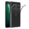 Coque et tour de cou pour Nokia 2 - TPU Souple Transparent Cordon Noir réglable Phonillico®