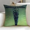 Stylish Zzdzislaw Beksinskiable Cushion Cover Soft  EasyWash Pillow Case  Versatile for Couch Bed Travel and Office