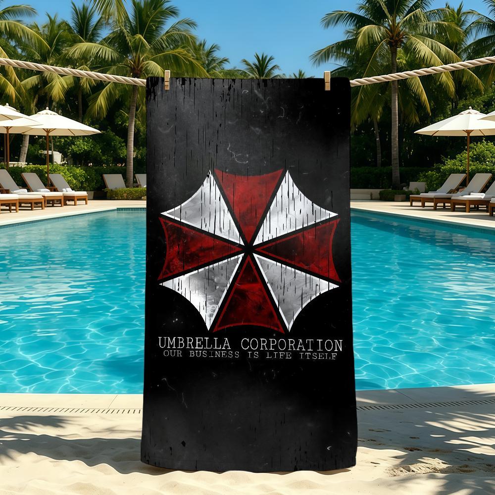 R-Resident E-Evil-ES Games Towel For Outdoor Camping Beach Towel Super Absorbent Quick-Drying Summer Towel