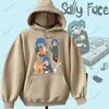 Женская толстовка Sally Face Игра ужасов и мистики Sally Face Пуловер Удобная толстовка с принтом и выразительной индивидуальностью
