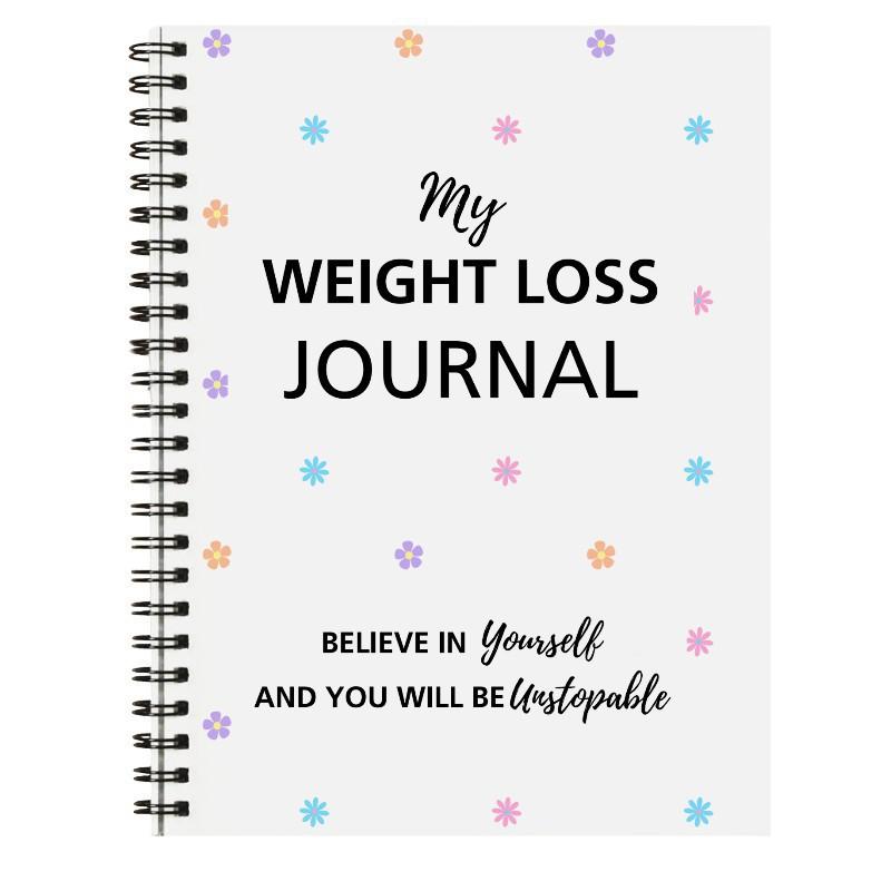 Weight Loss Journal Notebook Pounds Lost & Body Measurements Tracker Exercise Fitness Planner For Men Women Gym Enthusiasts