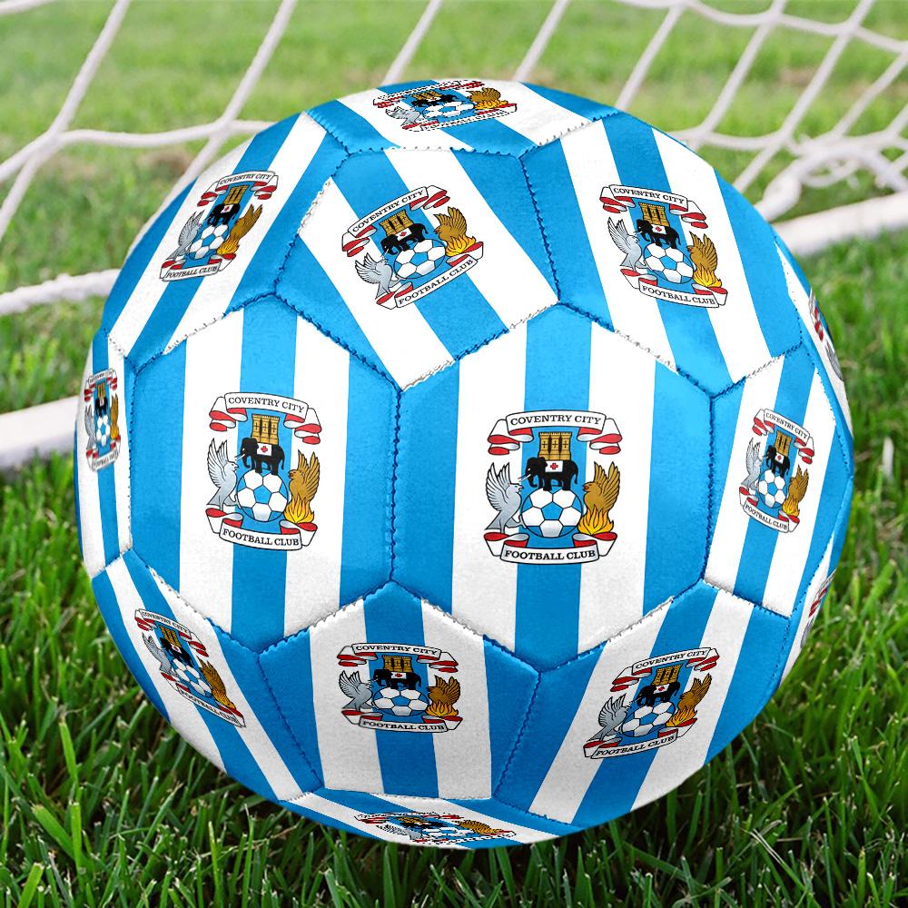 Coven-try Football Club Crest Printed Size 5 Soccer Balls, High-Quality, Anti-Slip, Protective Football, A Unique Gift , Birthdays, Christmas Gifts