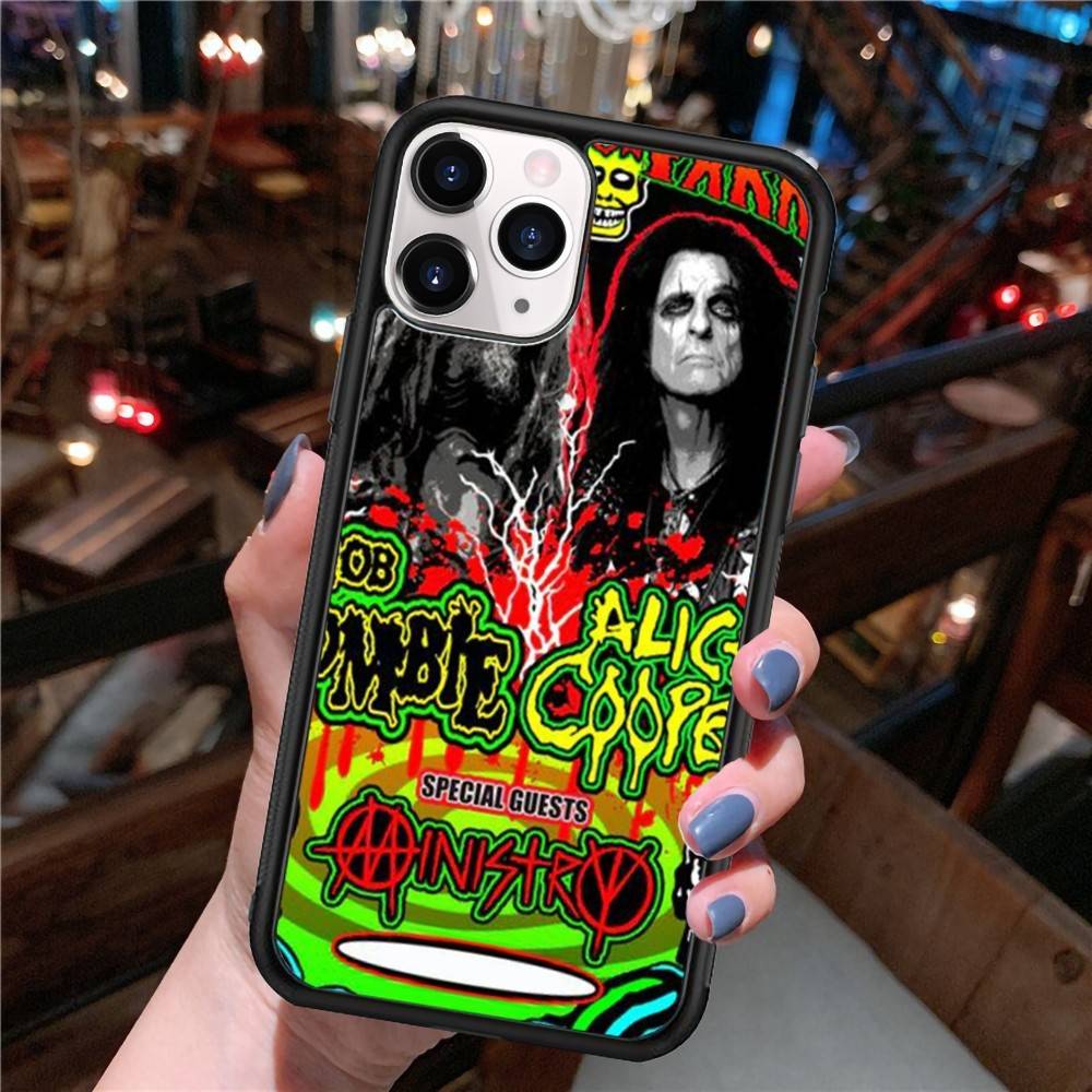 Чехол для телефона Rock Musician R-Rob Z-Zombie PC+TPU Для IPhone 17 16 15 14 PRO MAX 11 12 13 PLUS MINI