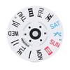 Механизм часов Недельный циферблат NH36 Детали часов Автоматический Механический Механизм Аксессуар