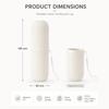 Portable Toothbrush Cup Bathroom Toothpaste Holder Storage Case Box Organizer Travel Toiletries Storage Cup