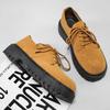 Модные паркур кроссовки на толстой подошве, мокасины, обувь для гольфа, мужская желтая обувь, спортивный дизайн, продвинутая роскошь, Skor