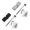 Adjustable Speed Door Closing Device Aluminum Zinc Zinc Alloy Spring Tension Door Closer  Security Doors