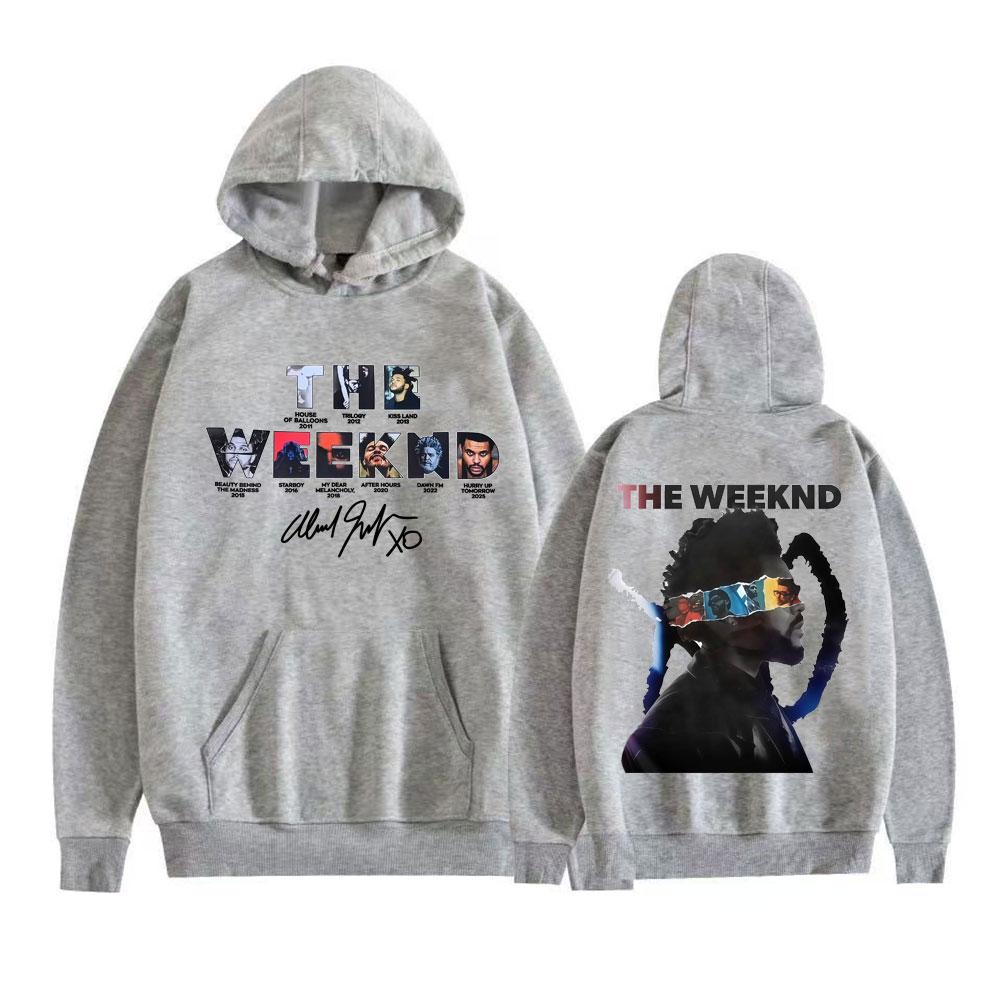 Vintage The Weeknd After Hours Til Dawn European Tour 2026 Hoodies Men's Clothing Fashion Hip Hop Style Sweatshirt Oversized Casual Cozy Pullovers