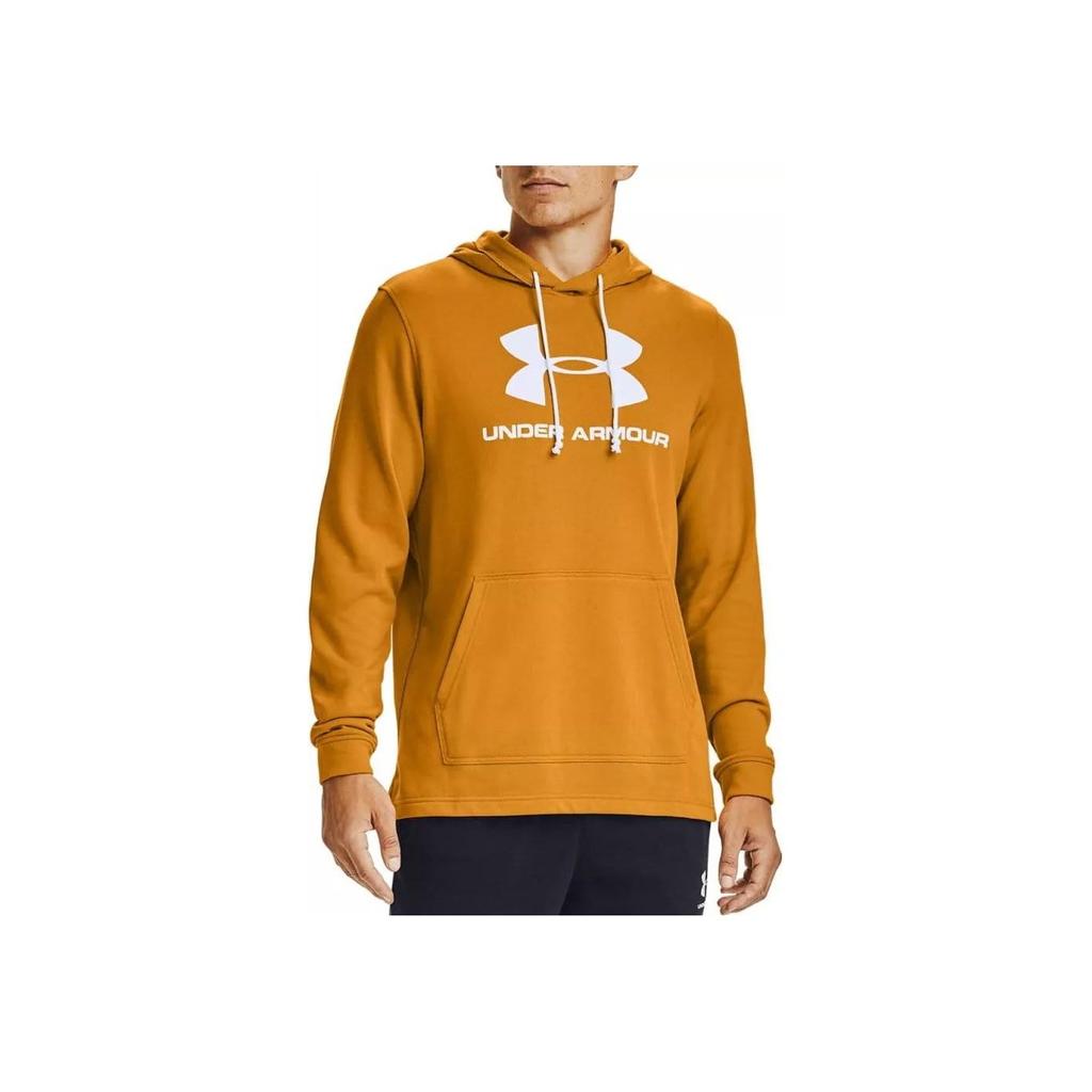 Under Armour UA Terry Training Sports Hoodie Men Tops Gold 1348520-711