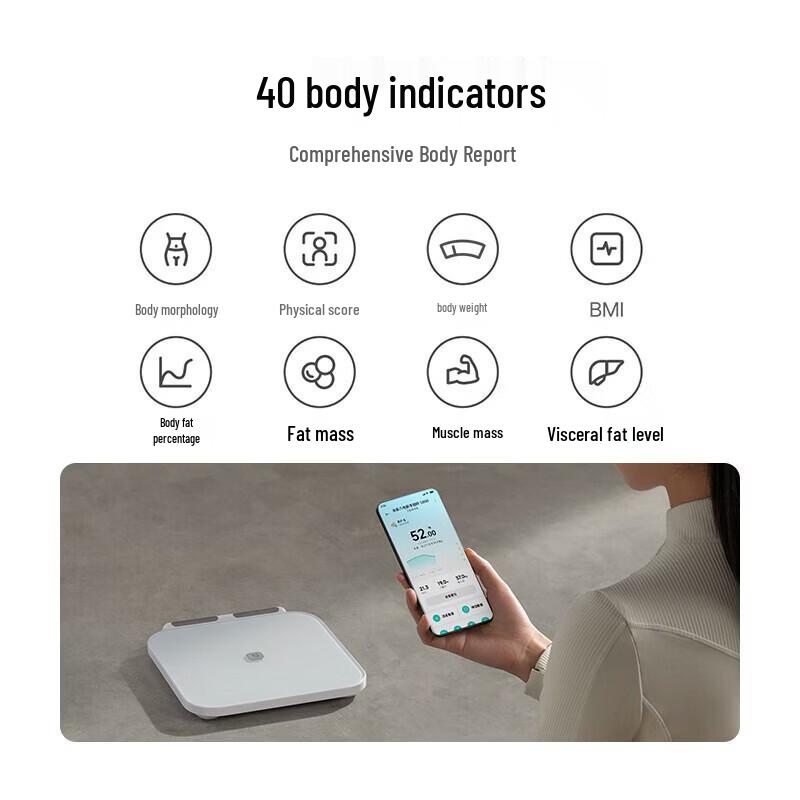 Умные весы Xiaomi Smart S800 для измерения жира в теле (Китайская версия)