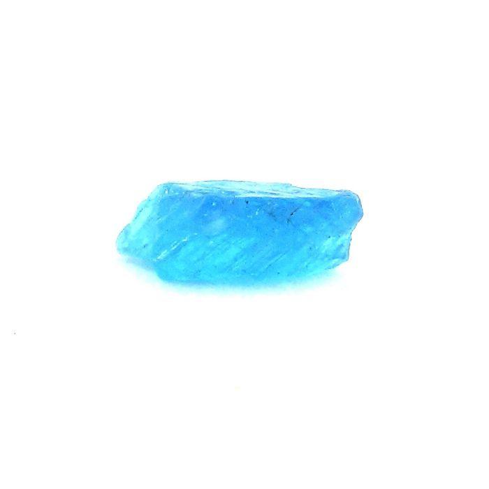 Pierres et Minéraux. Apatite bleu neon. 0.96 ct. Betroka, Anosy, Madagascar.