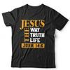 Religious Tshirt Jesus The Way The Truth The Life Unisex and Kids John 14:6 Bible