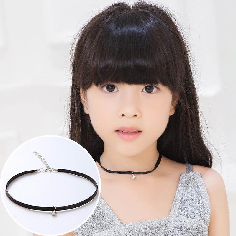 Многослойное кружевное черное ожерелье для детей и девочек, изысканное готическое симпатичное эластичное модное колье