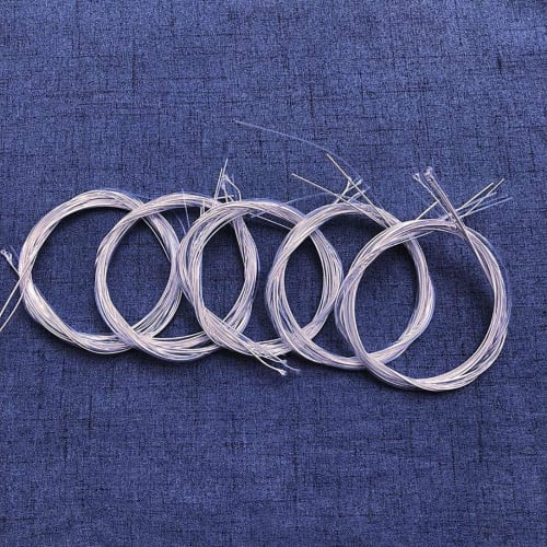 Classical Guitar Strings, 6 Pieces/Set, Clear Nylon Strings, Silver Plated Copper, Musical Instrument Accessories, Beautiful Design