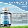 L-Magnesium Threonate Dietary Supplement, helps with sleep, relaxation, and promotes brain and heart health – 120 capsules