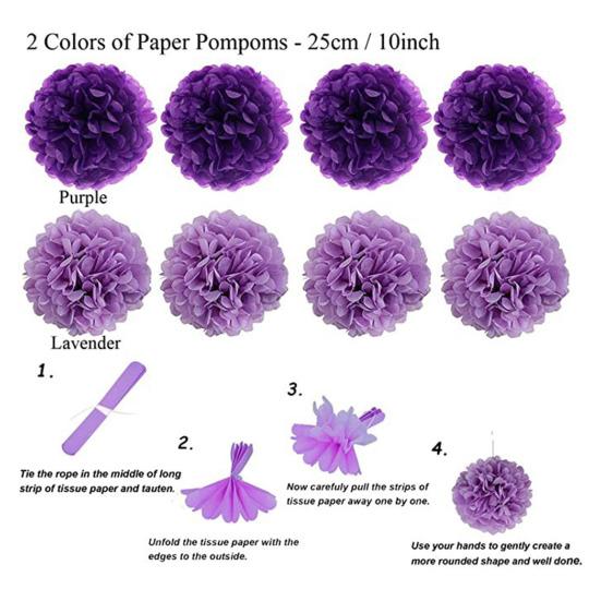 Набор украшений для вечеринки, красочные бумажные цветы, вееры, помпоны, баннеры, карнавал, день рождения, праздник, фиеста, украшения