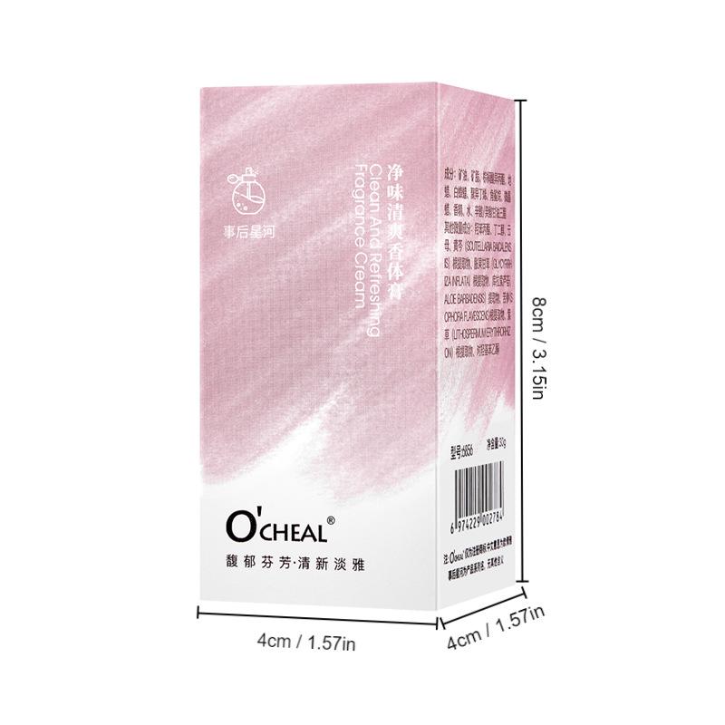 O'CHEAL Освежающий дезодорант, стойкий свежий легкий аромат, чтобы оставаться натуральным, твердый бальзам-карандаш, портативный для мужчин и женщин