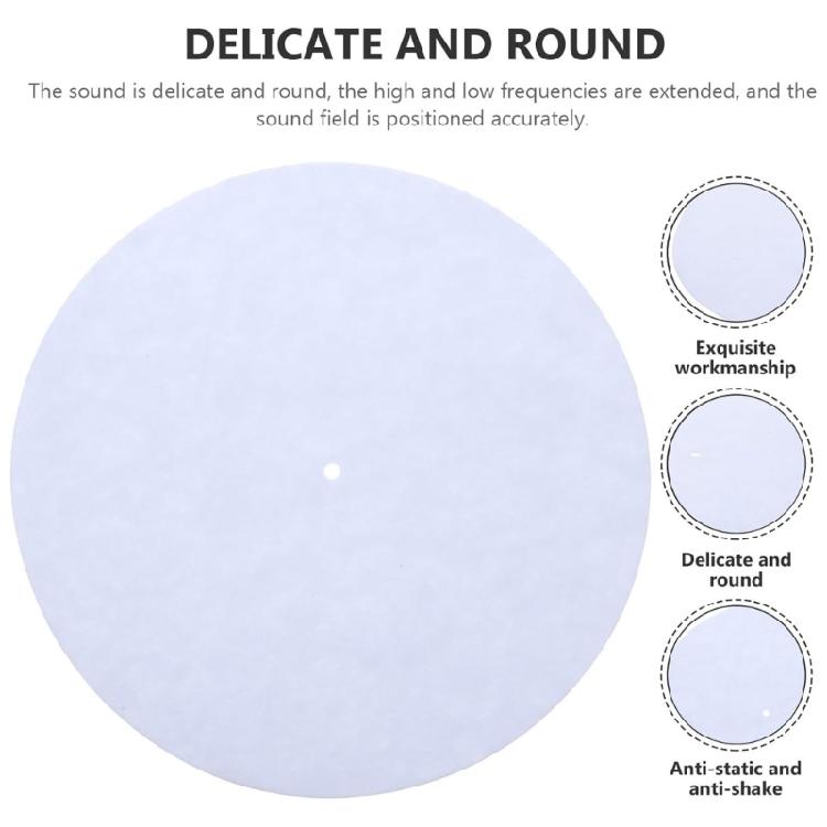 Войлочные коврики для проигрывателей винила, коврики для пластинок, коврик для проигрывателя виниловых пластинок, слипмат для проигрывателя, антистатические коврики