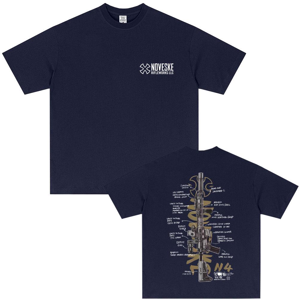 NOVESKE N4 Tactical Army Fan Club Outdoor Training Competition Tshirts Unisex Unisex Fashion Oversized T Shirt Male Vintage Tshirt