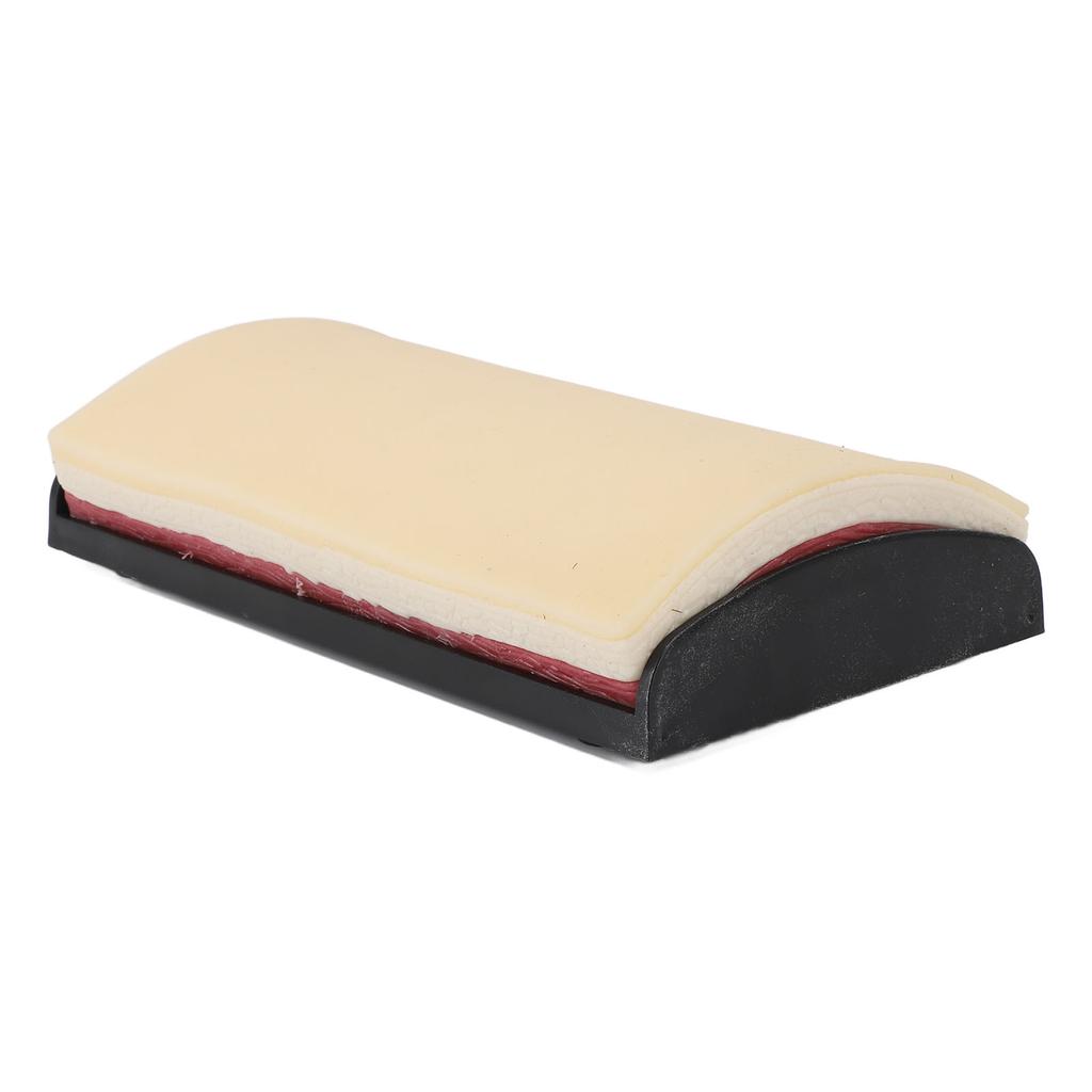 Faux Skin Practice Pad Arc Solid Multifunctional High Strength Silicone Practice Skin for Cosplay