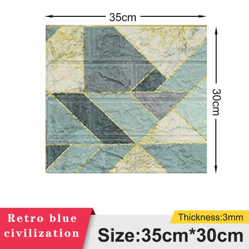 5/10 шт. 30x35 см/70x15 см обои самоклеящиеся спальни теплые 3d трехмерные фоновые стены детская комната водонепроницаемые наклейки с героями мультфильмов