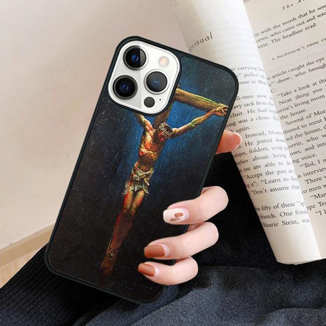 Христианский Иисус Крест Чехол для телефона Задняя крышка для iPhone 17 Air 16 15 14 13 11 12 Pro Max Plus Fundas Coque