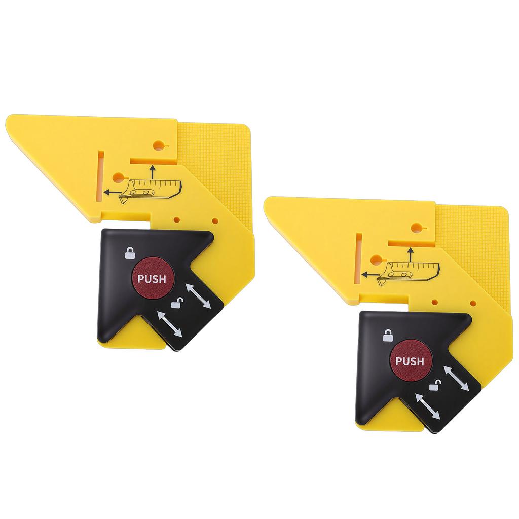 2pcs Trim Carpentry Aid Practical Portable Decorative Trim Bevel Cutting Guide Auxiliary Tool