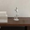 3D Printing Sculpture, Abstract Decorative Items, Matte White Minimalist Ornament, for Office Desk Business Study Room Decor