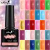 8 мл цветной гель-лак для ногтей, гибридный лак, полуперманентный маникюр, художественный рисунок, живопись, замачиваемый верхний базовый слой, УФ-лампа, сушка, салон, сделай сам