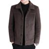Winter Men's Wool Coat Mink Clothes Men's Thickened Jacket Winter Coat Autumn and Winter Woolen Coat