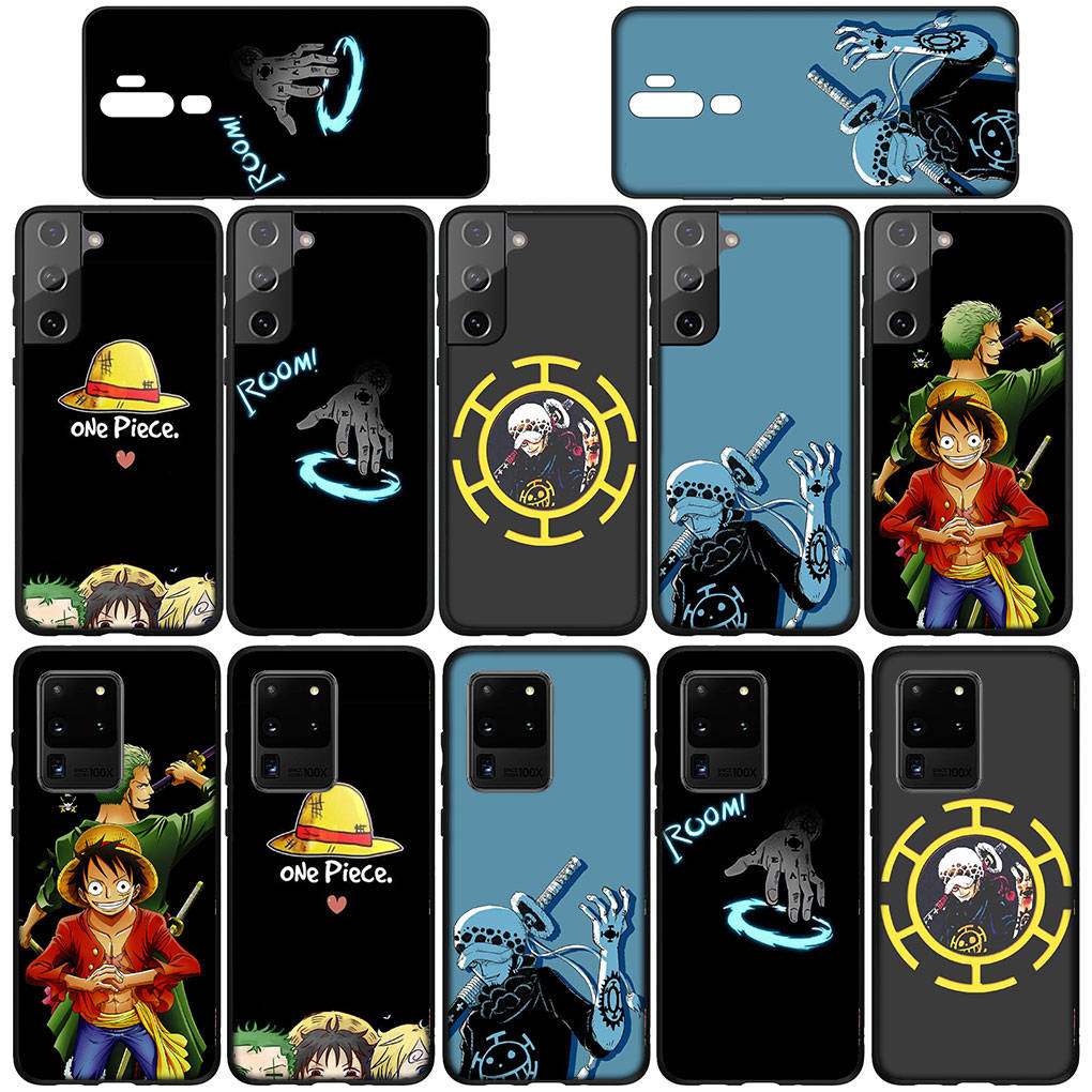 Чехол для телефона Samsung Galaxy S25 S24 S23 iPhone 16 15 Redmi Note 14 13 12 16E 8 X 11 Pro Max XR OPPO Moto Huawei Luffy One Piece Trafalgar Law Cover