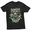 Мужская футболка Monster Energy Череп Пламя Готика 100% Хлопок Топ