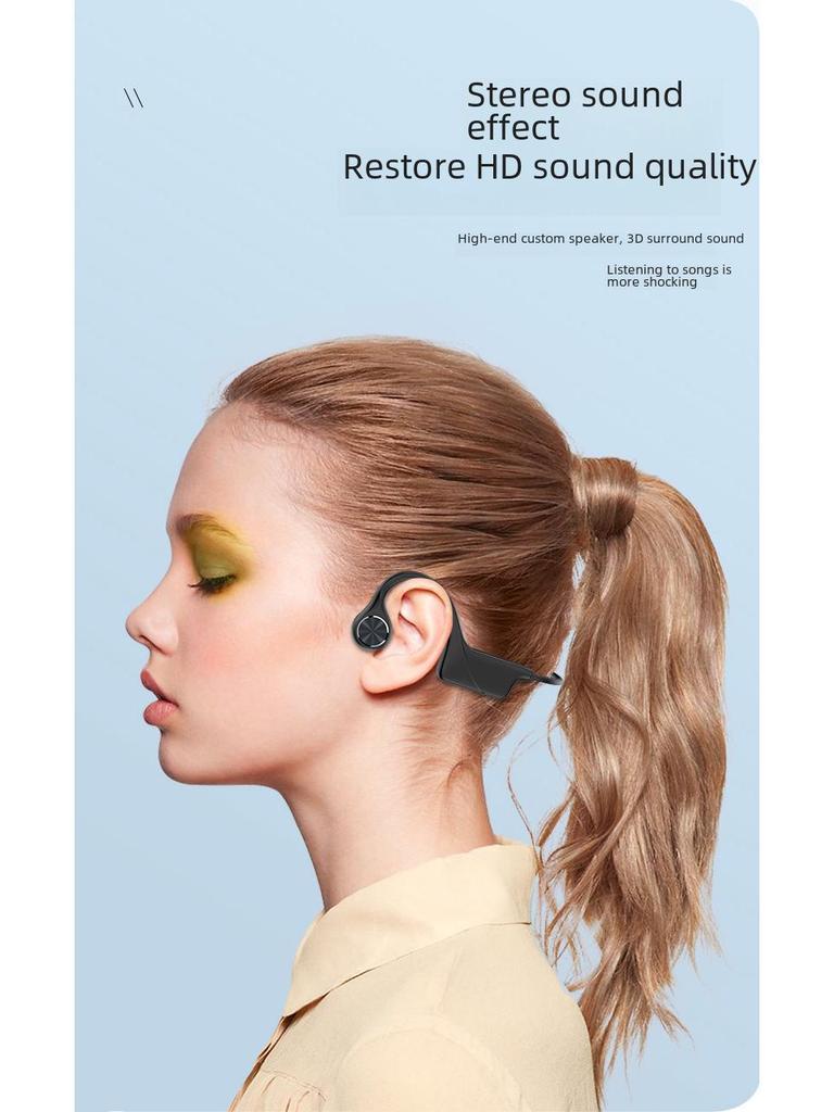 Спортивная гарнитура Bluetooth с костной проводимостью DG06 — беспроводная, не вставная, идеально подходит для подарков