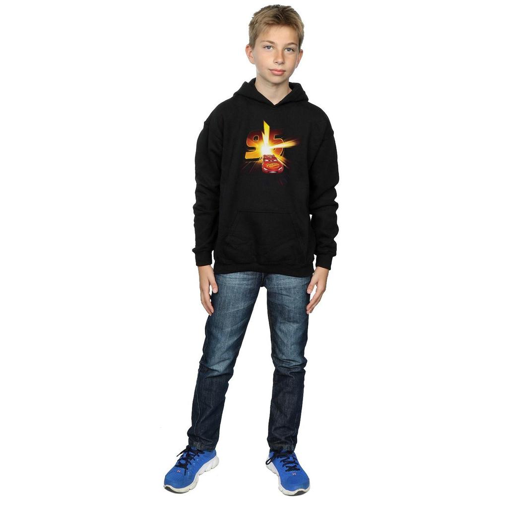 Disney Boys Cars Lightning McQueen Burst Hoodie
