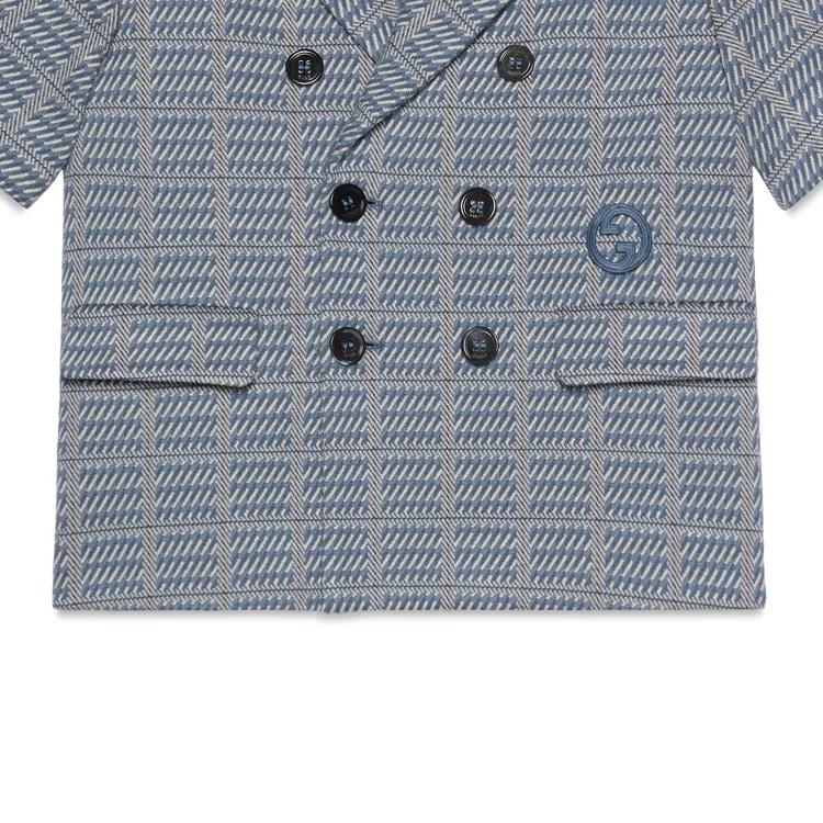 GUCCI SS24 Jackets Coats Kids' Blue (Unisex) Jackets 760267 XWAZ6 4559