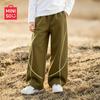MINISO Унисекс повседневные широкие длинные штаны для детей