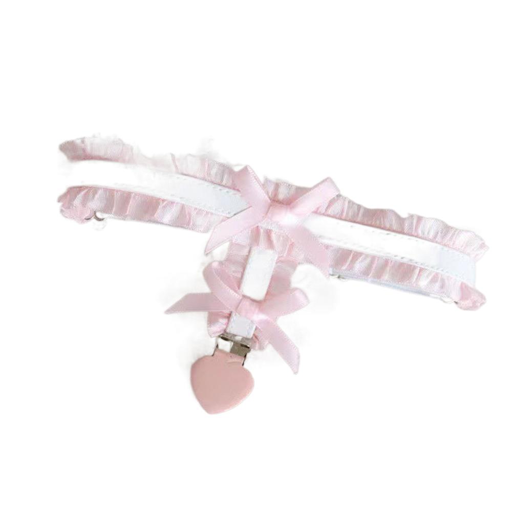 Цинковый Сплав Lolita Кольца на Ноги Эластичная Лента Кружево Эластичная Цепочка на Бедро Модные Петли на Ноги с Бантом Лето