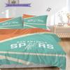 San Antonio Spurs Court Bedding(1 * duvet cover + 2 * pillowcase, without core)Christmas birthday gift Soft and comfortable