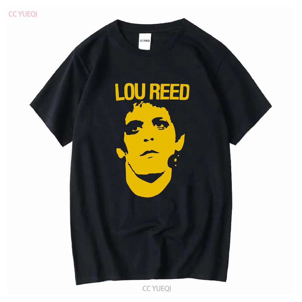 NEW LISTING 80 s Lou Reed Rock Roll Animal T Shirt black tee NH7029 vintage Washed fashion homme Stretched Stylish